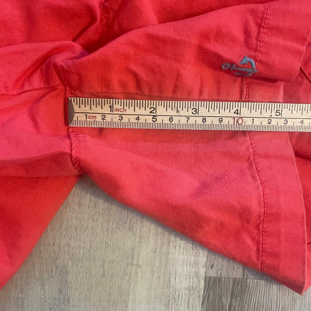 Old Navy Shorts Womens Pink Coral Blue Embroidered Anchors Cotton Nautical Sz 14 - Picture 6 of 14